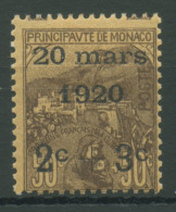 Delcampe - Monaco 1920 Hochzeit Prinzessin Charlotte 36 Mit Falz - Ongebruikt