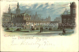 Delcampe - DRESDEN Elbe Zwinger Mit Schloss - Dresden