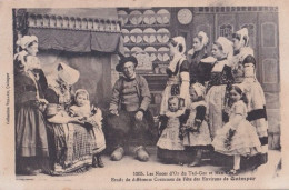 Delcampe - OR-29) QUIMPER - LES NOCES D ' OR DE TAD - COZ ET MAN - GOZ - EN 1925 - ( 2 SCANS ) - Quimper
