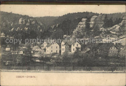 Delcampe - Ober Oybin Teilansicht Felsen Zittauer Gebirge - Oybin