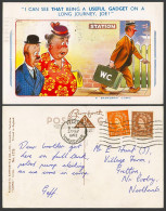 Delcampe - WC I Can See That Being A Useful Gadget On A Long Journey Joe! 1962 Old Postcard - Comicfiguren