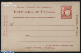 Delcampe - Panama 1929 Postcard 0.02B, Red, Unused Postal Stationary - Panama
