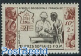 Delcampe - French West Africa 1950 Overseas Aid 1v, Unused (hinged), Health - Health - Altri & Non Classificati