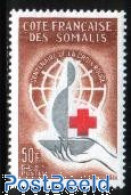 Delcampe - French Somalia 1963 Red Cross Centenary 1v, Unused (hinged), Health - Red Cross - Croce Rossa