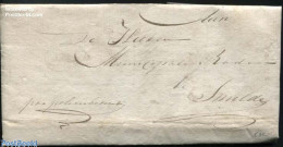 Delcampe - Netherlands 1812 Local Letter Smilde (transported By Police Officer), Postal History, Various - Police - ...-1852 Precursori
