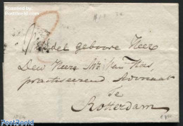 Delcampe - Netherlands 1804 Folding Cover From S-Gravenhage To Rotterdam, Postal History - ...-1852 Precursori