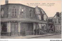 Delcampe - AEYP1-60-0062 - Guerre 1914-15 - CREIL - Rue Gambetta - Maison De Commerce Incendiée Par Les Allemands - T M K - Creil