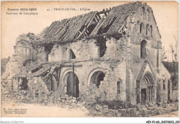 Delcampe - AEYP1-60-0068 - Guerre De 1914-1918 - Environs COMPIEGNE - TRACY-LE-VAL - L'église - Compiegne