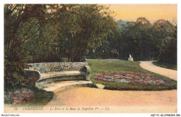 Delcampe - AQTP1-0029-60 - COMPIEGNE - Le Parc Et Le Banc De Napoléon 1er - Compiegne
