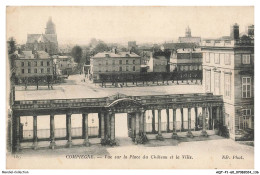 Delcampe - AQTP1-0069-60 - COMPIEGNE - Vue Sur La Place Du Chateau Et La Ville - Compiegne