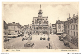 Delcampe - AQTP1-0089-60 - COMPIIEGNE - Place De L'hotel De Ville - Compiegne