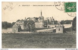 Delcampe - AQIP2-0092-60 - CHATILLY - Entrée Principale Et Ensemble Du Chateau - Chantilly