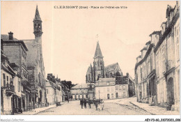 Delcampe - AEYP3-60-0183 - CLERMONT - Oise - Place De L'hôtel-de-ville - Clermont