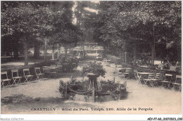 Delcampe - AEYP7-60-0591 - CHANTILLY - Hôtel Du Parc - Téléph 280 - Allée De La Pergola - Chantilly