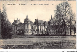 Delcampe - AKFP3-0219-60 - CHANTILLY - Chateau - Vue Prise Du Jardin Anglais - Chantilly