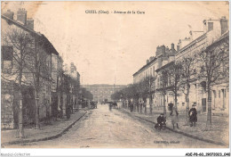 Delcampe - ADEP8-60-0677 - CREIL - Avenue De La Gare - Creil