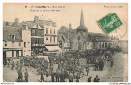 Delcampe - AVSP5-0204-60 - GRANDVILLIERS - Place Barbier - Pendant La Guerre 1914-1916 - Grandvilliers