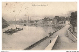 Delcampe - AVSP5-0202-60 - CREIL - Quai D'Aval - Creil