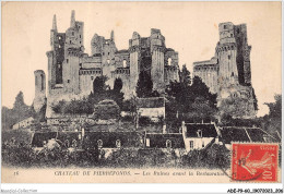 Delcampe - ADEP9-60-0845 - CHATEAU DE PIERREFONDS - Ruines Avant La Restauration - Pierrefonds