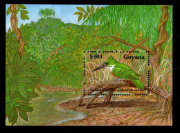 Delcampe - Guyana Block 76 Postfrisch Vögel #OE463 - Guyane (1966-...)