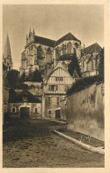 Delcampe - CPA Auxerre Yonne Abbaye St Germain Et Vieille Maison Place Courbet - Auxerre