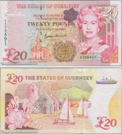 Delcampe - DWN - GUERNSEY P.58c - 20 Pounds ND (2016) UNC Low Serial E 000691 Prefix E - Signature Haines - Guernesey