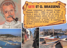 Delcampe - 34 SETE GEORGES BRASSENS VUE GENERALE - Sete (Cette)