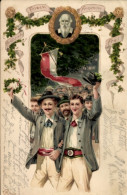 Delcampe - Lithographie Deutsches Turnfest, Fröhlich Frisch Fromm, Turnvater Jahn - Sonstige & Ohne Zuordnung