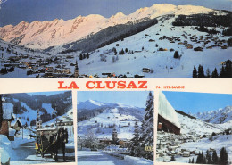 Delcampe - 74 LA CLUSAZ STATION DE SKI - La Clusaz