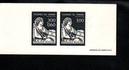 Delcampe - GRAVURE PAIRE JOURNEE DU TIMBRE 1992 MOUCHON - Gravur Der Post 