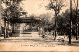 Delcampe - (26/06/26) 34-CPA CETTE - LE KIOSQUE - Sete (Cette)