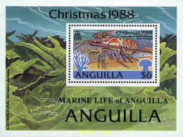 Delcampe - 47162 MNH ANGUILLA 1988 FAUNA MARINA - Anguilla (1968-...)