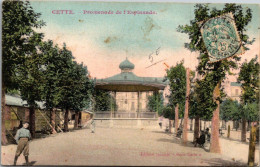 Delcampe - (26/06/26) 34-CPA CETTE - LE KIOSQUE - Sete (Cette)