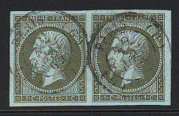 Delcampe - O NAPOLEON NON DENTELE - 1853-1860 Napoléon III.