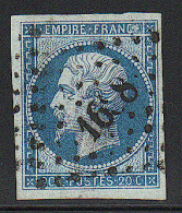 Delcampe - O NAPOLEON NON DENTELE - 1853-1860 Napoléon III.