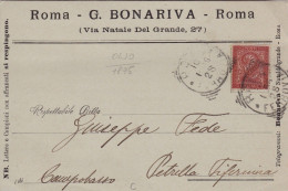 Delcampe - # ROMA:  Testatina- G. BONARIVA - OLIO  1895 - Altri & Non Classificati