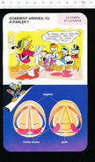 Delcampe - Fiche Disney Humour Cordes Vocales Coupes Horizontales Du Larynx Voix Humaine Médecine ORL  /   IM 01/D-3 - Non Classés