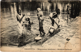Delcampe - CPA AK Calcutta Baigneuses Hindoues INDIA (1503710) - Indien