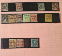 Delcampe - Collection De Timbres De Canton Neufs  Et Oblitérés. - Unused Stamps