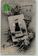 Delcampe - 2926 Boncourt 1908 Gebrauchsspuren Wadtländer Trachtenmädchen Ort Lt. St... - 10613650 - Boncourt