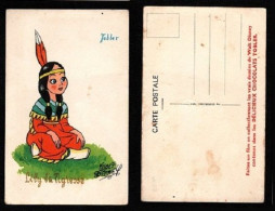 Delcampe - CARTE POSTALE ILLUSTRATEUR - WALT DISNEY - LILY LA TIGRESSE - SÉRIE PETER PAN - PUBLICITÉ POUR LE CHOCOLAT TOBLER - Autres & Non Classés