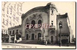 Delcampe - CPA Le Theatre Municipal Tunis - Théâtre