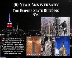 Delcampe - Grenada 2021 90 Years Emprire State Building 5v M/s, Mint NH, Art - Modern Architecture - Sonstige & Ohne Zuordnung