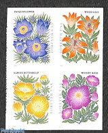 Delcampe - United States Of America 2022 Mountain Flora 4v S-a, Mint NH, Nature - Flowers & Plants - Neufs