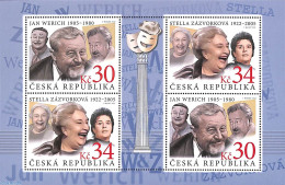 Delcampe - Czech Republic 2022 Actors M/s, Mint NH, Performance Art - Theatre - Autres & Non Classés