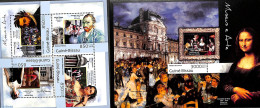 Delcampe - Guinea Bissau 2012 Art Museums 2 S/s, Mint NH, Art - Museums - Vincent Van Gogh - Musées