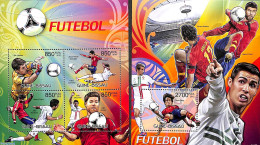 Delcampe - Guinea Bissau 2012 Football 2 S/s, Mint NH, Sport - Football - Guinea-Bissau