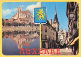 Delcampe - 89 AUXERRE CATHEDRALE SAINT ETIENNE ET RUE DE LA VILLE - Auxerre