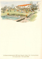 Delcampe - Untensiebeneick Haus Goerens Swimming Pool Kuenstlerkarte - Wuppertal