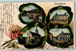 Delcampe - 9220 Bischofszell Prägedruck Thurbrücke Poststrasse Kirche Bahnhofstrass... - 13622988 - Bischofszell